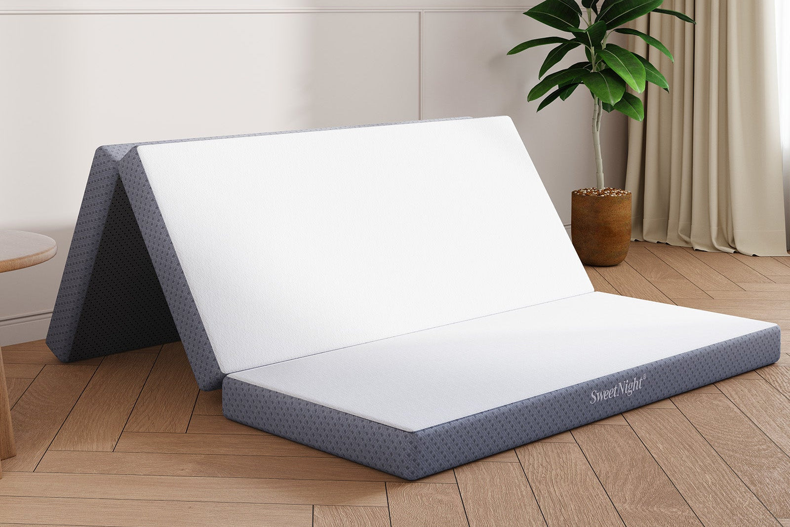 4-Inch Tri-Folding Mattress Topper
