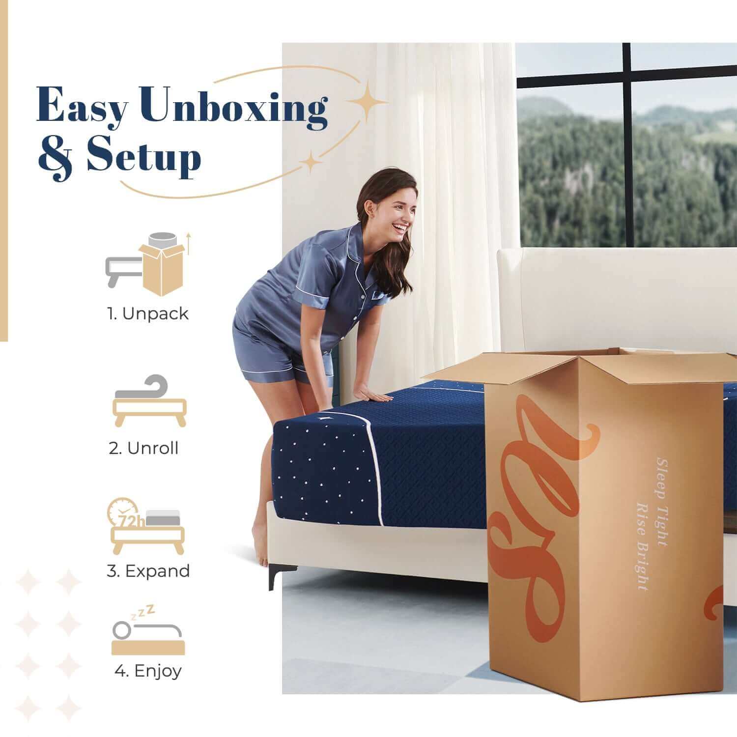 SweetNight Starry Night Mattress