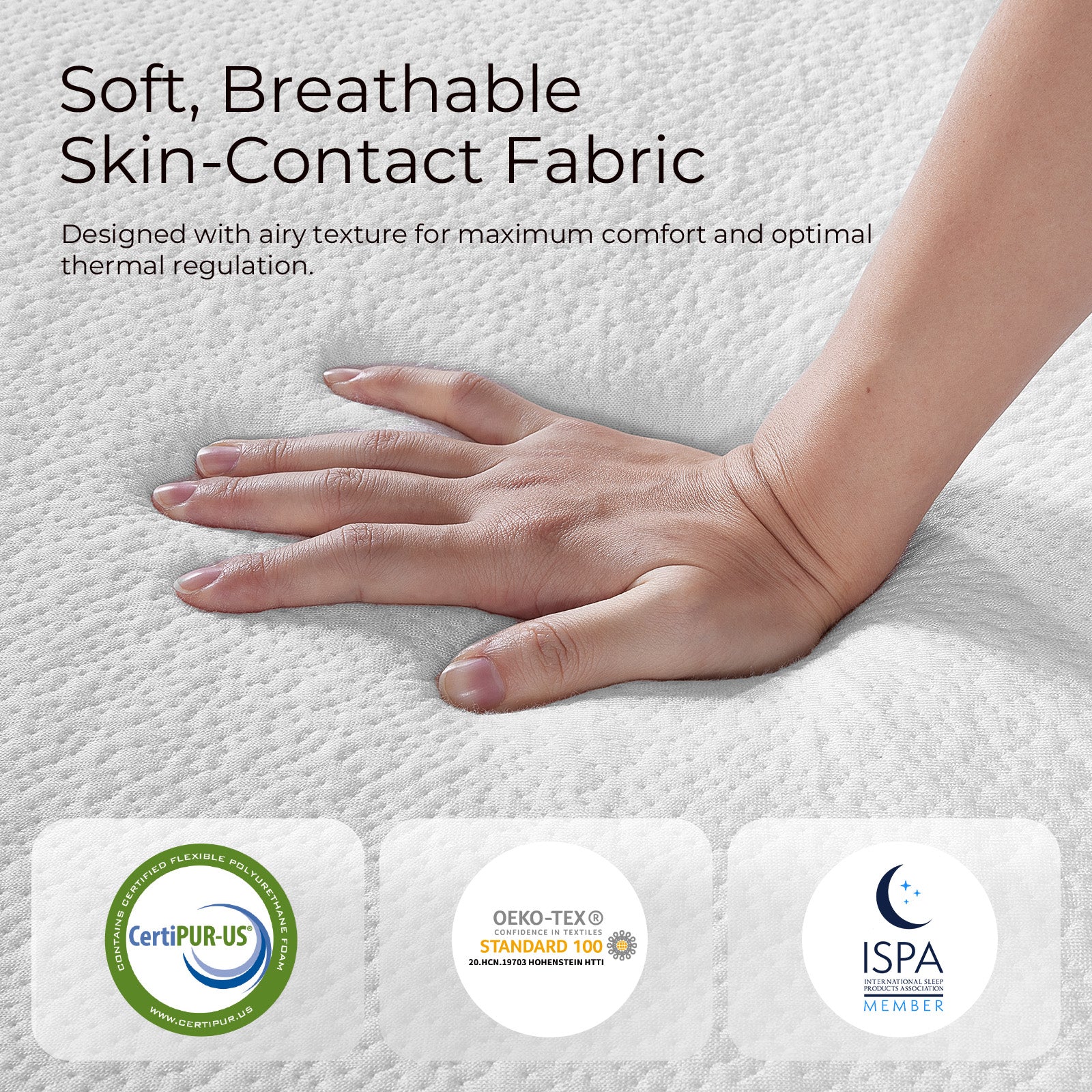 4-Inch Tri-Folding Mattress Topper