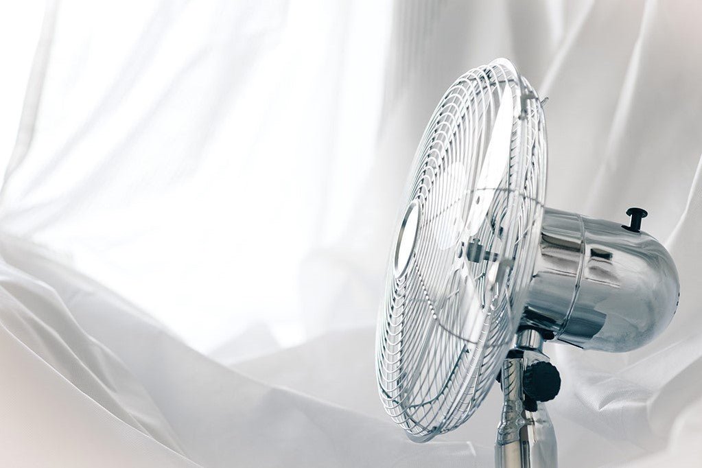 picture of a cooling fan against a white background