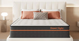 Hybrid Mattress displayed on a stylish bed in a modern bedroom setting by Sweet Night.