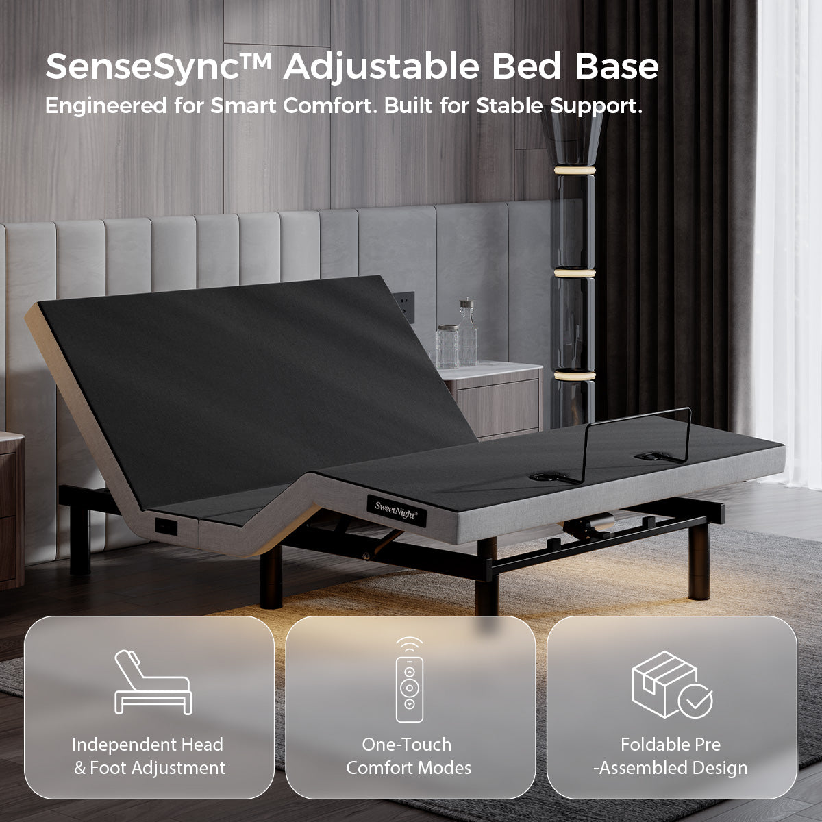 SenseSync™ Adjustable Bed Base