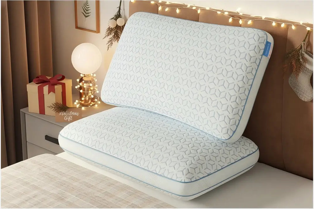 SweetNight cooling memory foam pillow 2-pack for hot sleepers