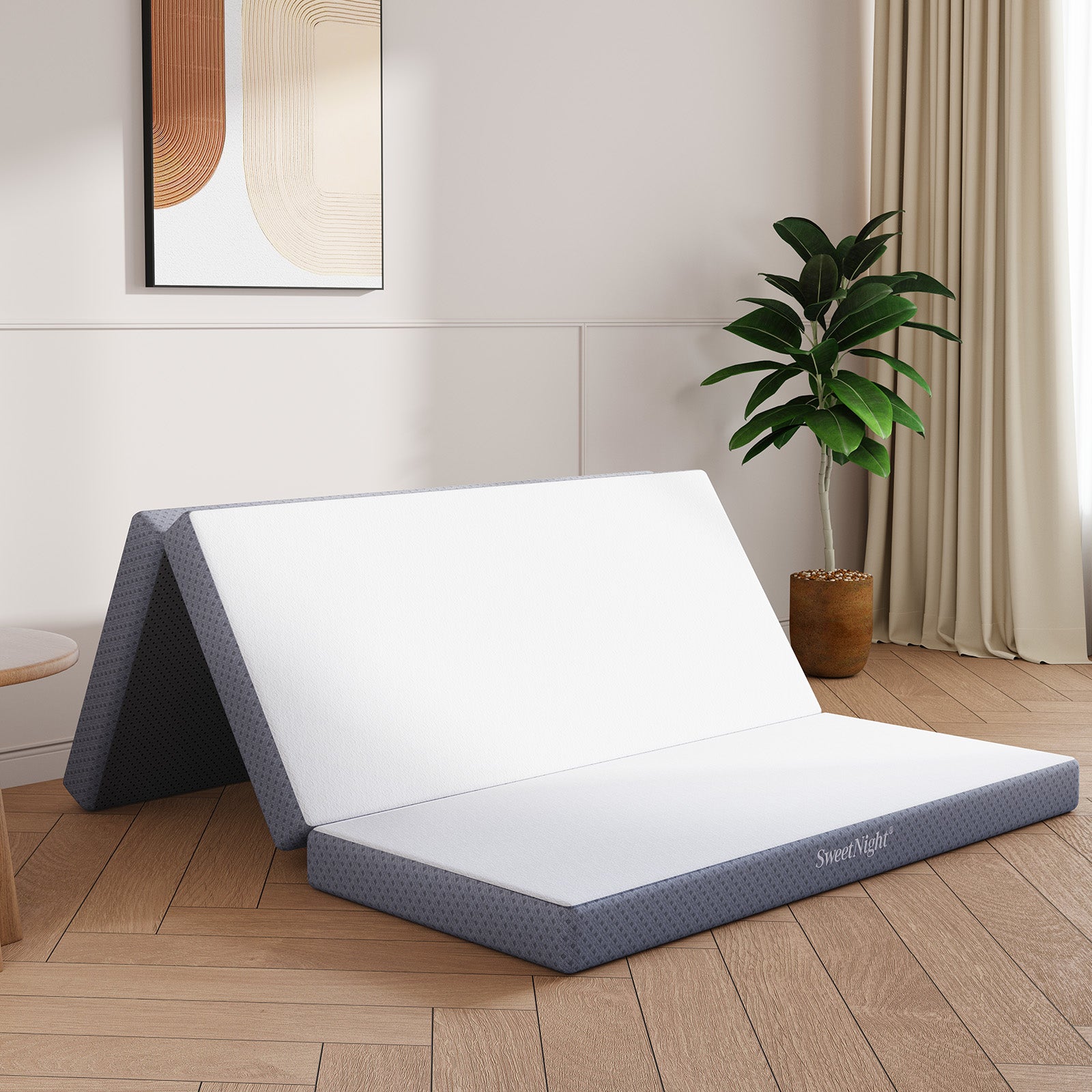 4-Inch Tri-Folding Mattress Topper
