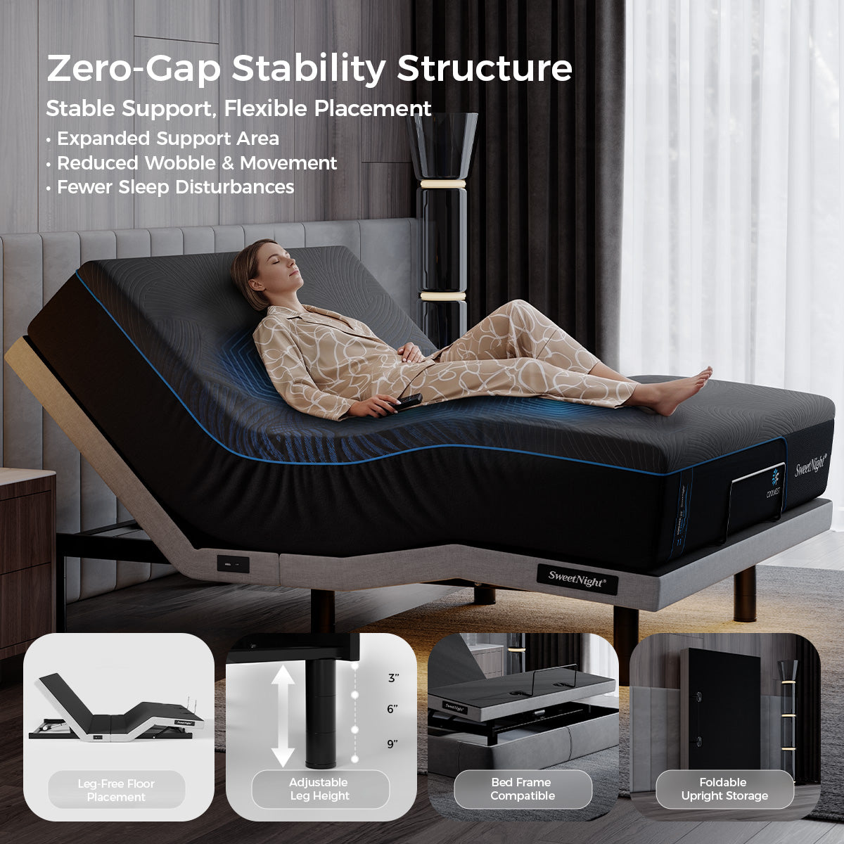 SenseSync™ Adjustable Bed Base