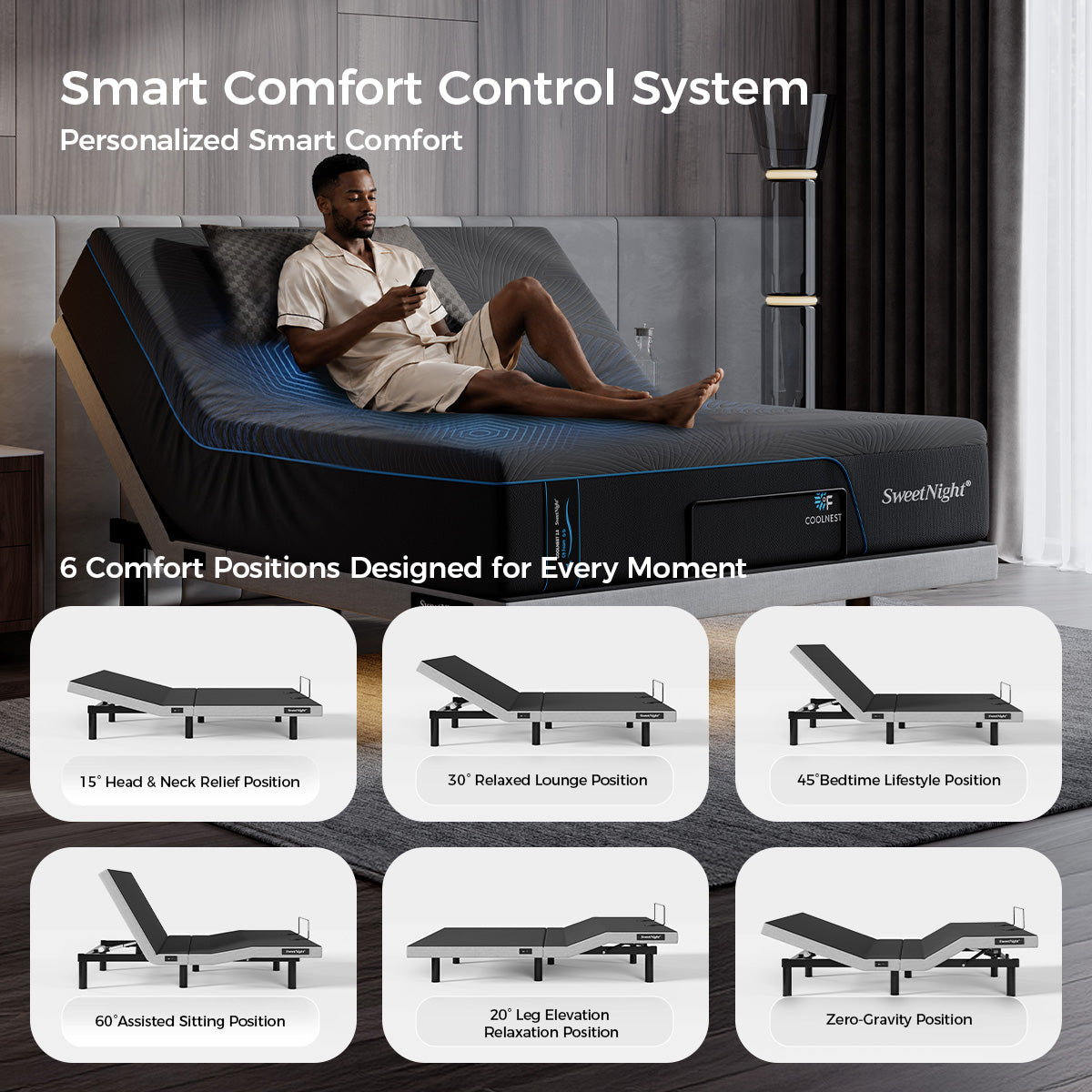 SenseSync™ Adjustable Bed Base