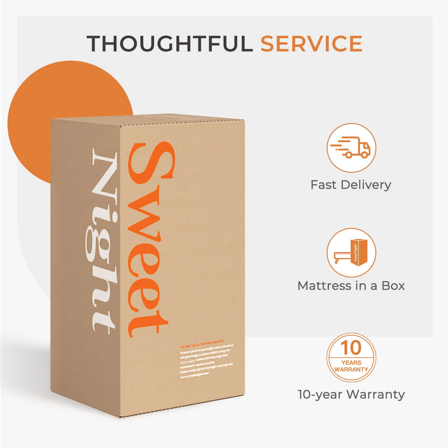 A SweetNight Island Hybrid Mattress | Sweetnight