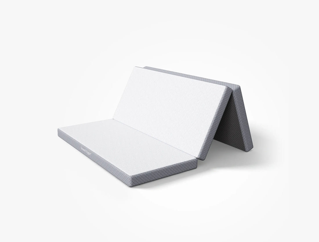 Colchón plegable de tres cuerpos de 4 pulgadas