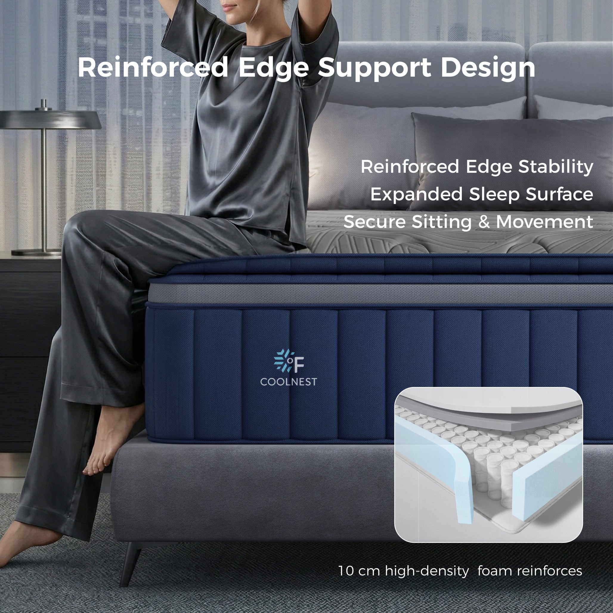 sweetnight-coolnest-hybrid-reinforced-edge-support-design #Thickness_12,14