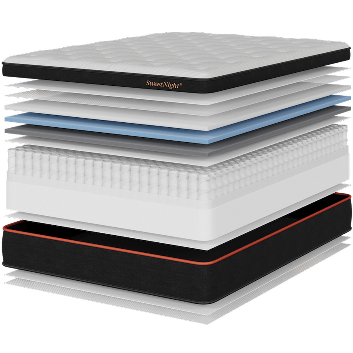 SweetNight Twilight Hybrid Mattress | Cooling Support SweetNight Twilight Hybrid Mattress | Cooling Support